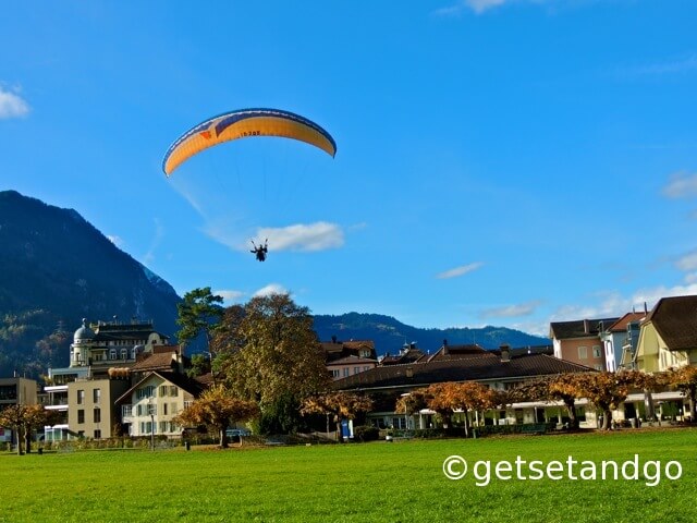 Paragliding, Interlaken, Switzerland