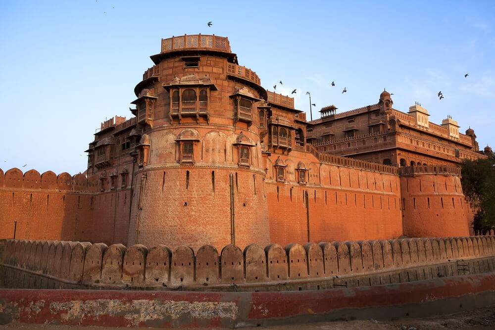 Junagarh Fort in city of Bikaner Rajasthan