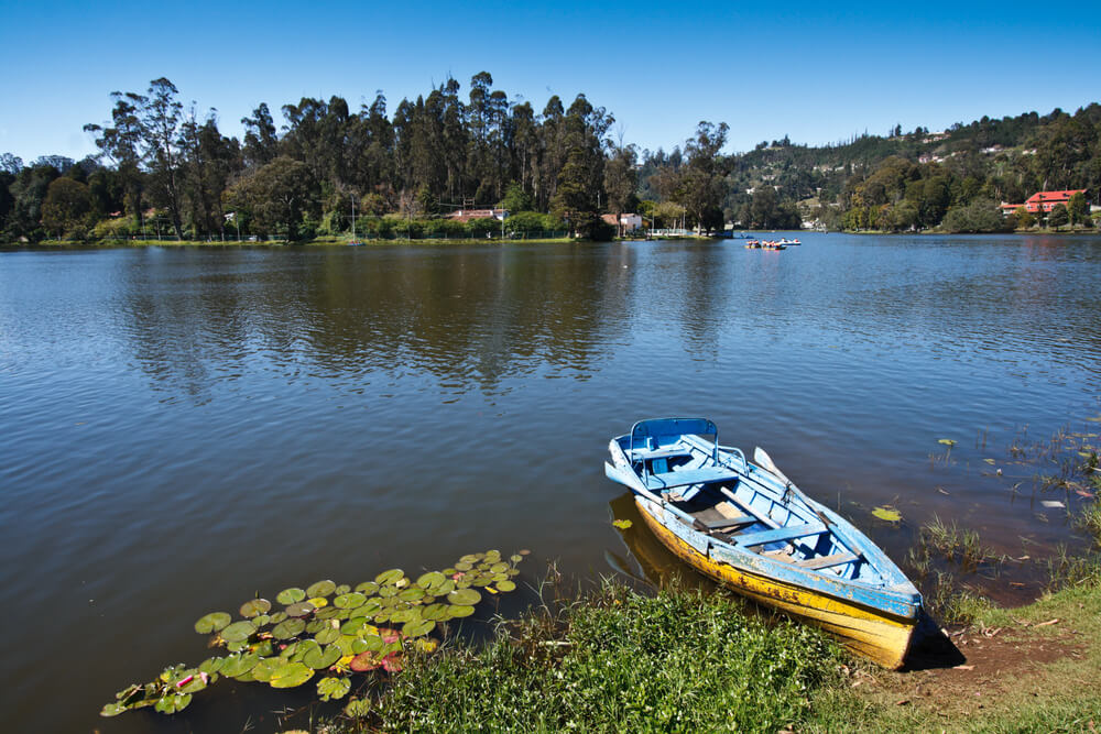 Boat in lake, Kodaikanal, Tamil Nadu