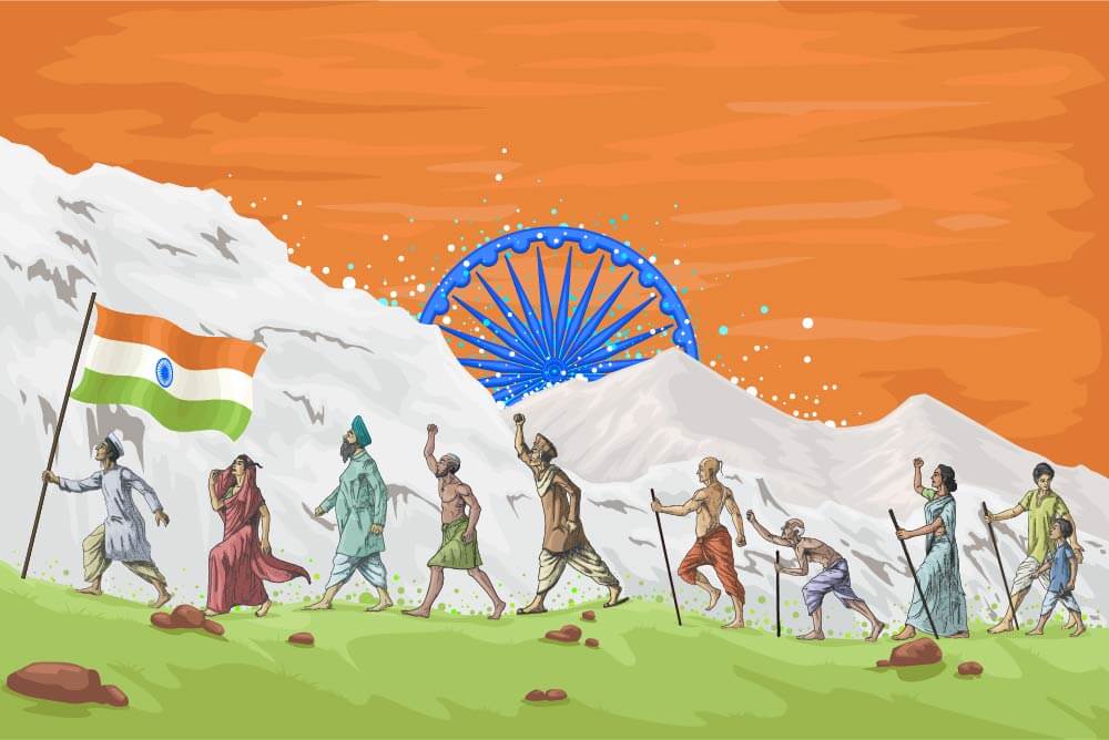 essay on india before independence and after independence