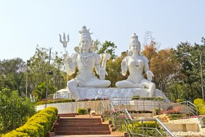 Shiva-Parvati on the top of mountain Kailasagiri