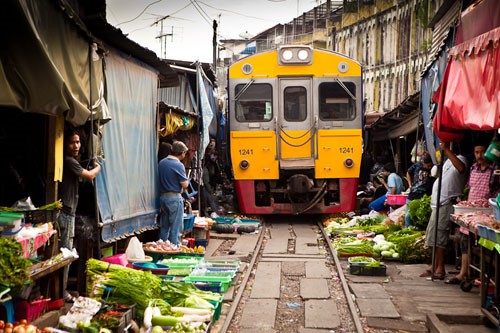 Melakong Railway Market