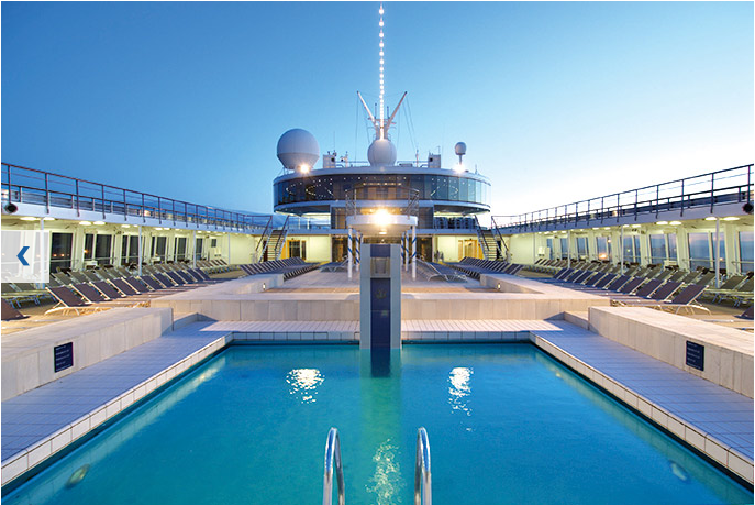 Swimming Pool - Mumbai to Maldives cruise