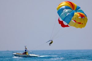 Parasailing – Kerala - Adventure Destinations in India