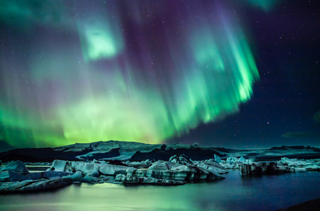 The Aurora Borealis, Iceland