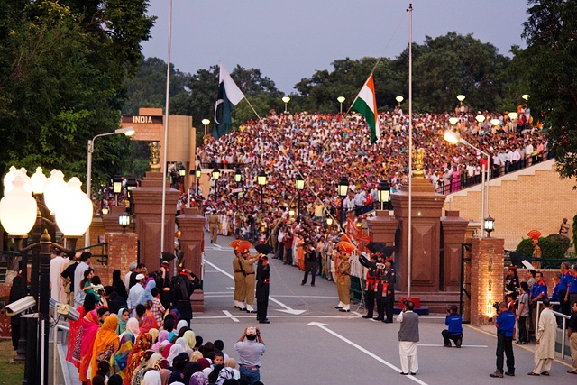 Wagah border in Punjab