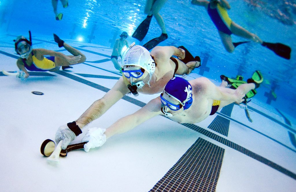 Underwater hockey