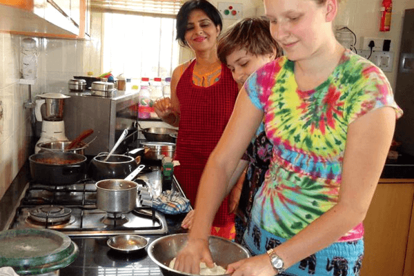 Learning local dishes, Golden Triangle Tour