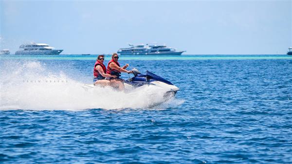 Water activities at Maldives