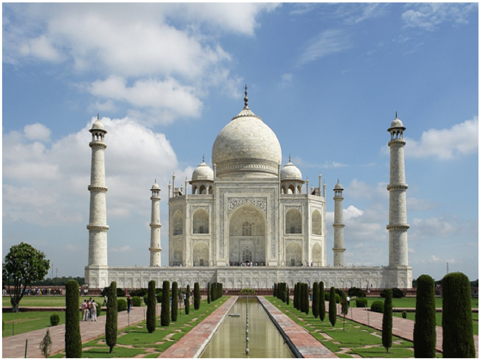 The Taj Mahal in Agra