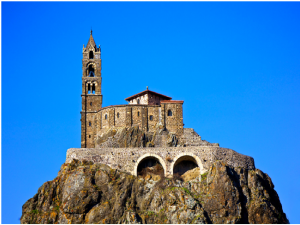 The Chapelle St - Michel d'Aiguilhe, France