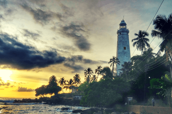 Dondra Head Lighthouse in Sri Lanka