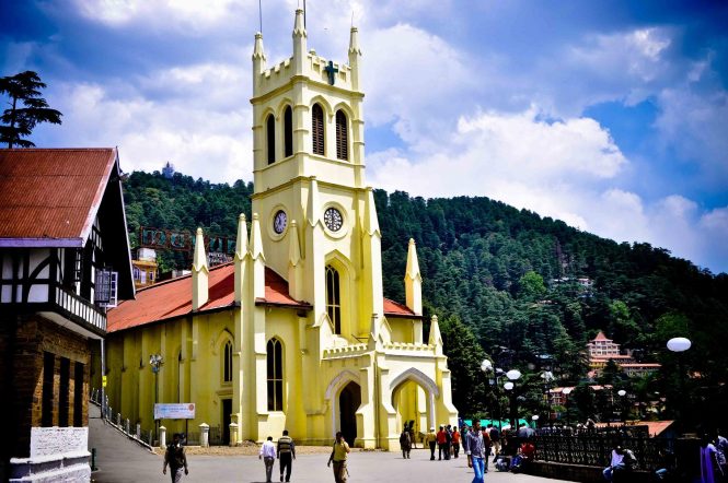 Christ Church-places to see in Shimla