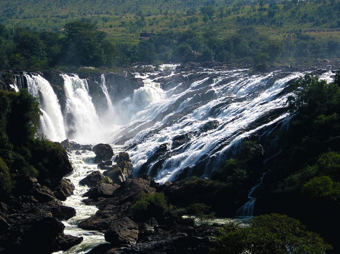 Shivanasamudra Falls-waterfalls in karnataka