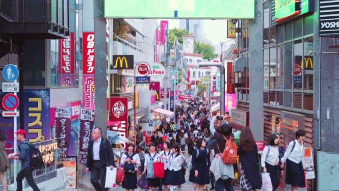 Takeshita street- shopping in Japan