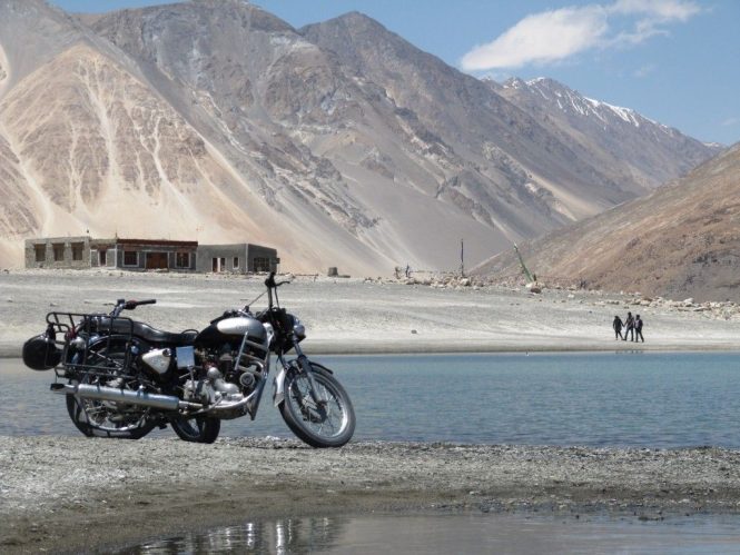  Riding through Ladakh