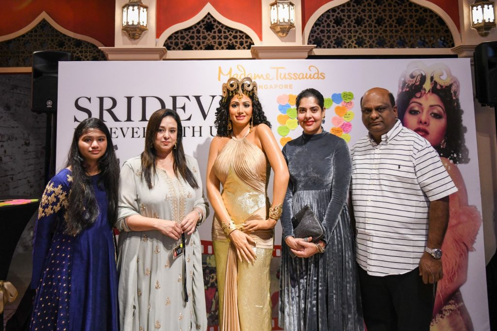 Sridevi's wax statue unveiled at Madame Tussauds in Singapore