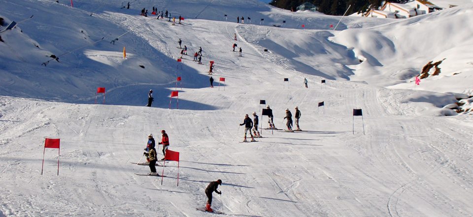 Skiing in Shimla