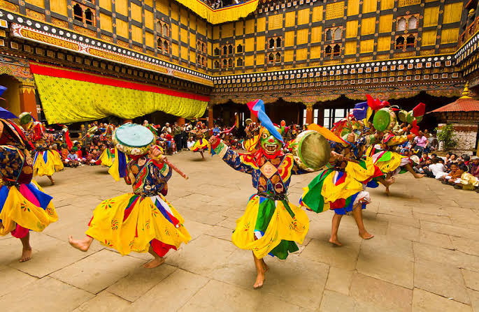 Tsechus - bhutan-dance